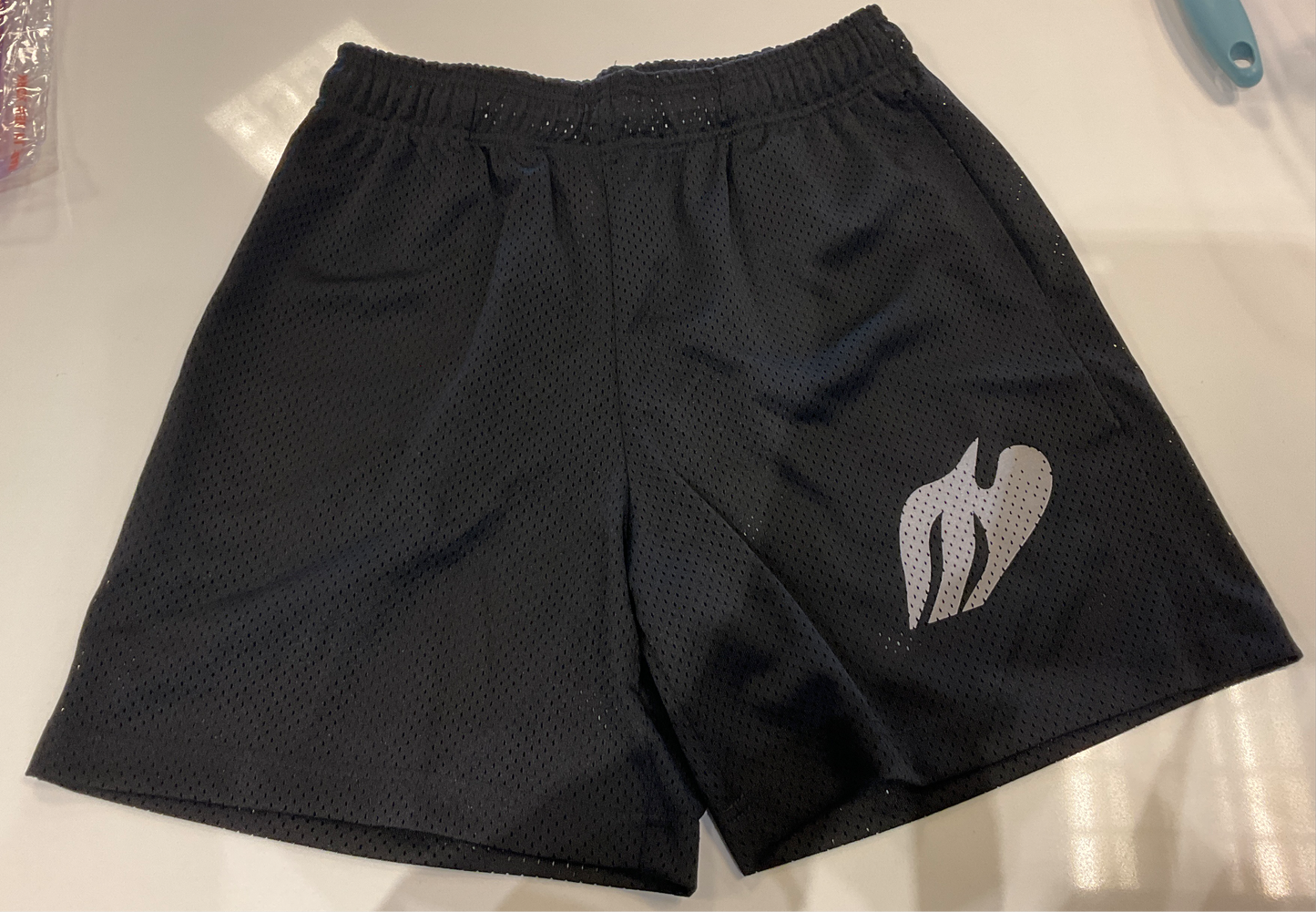 Eric Emanuel Black & Grey Mesh Shorts