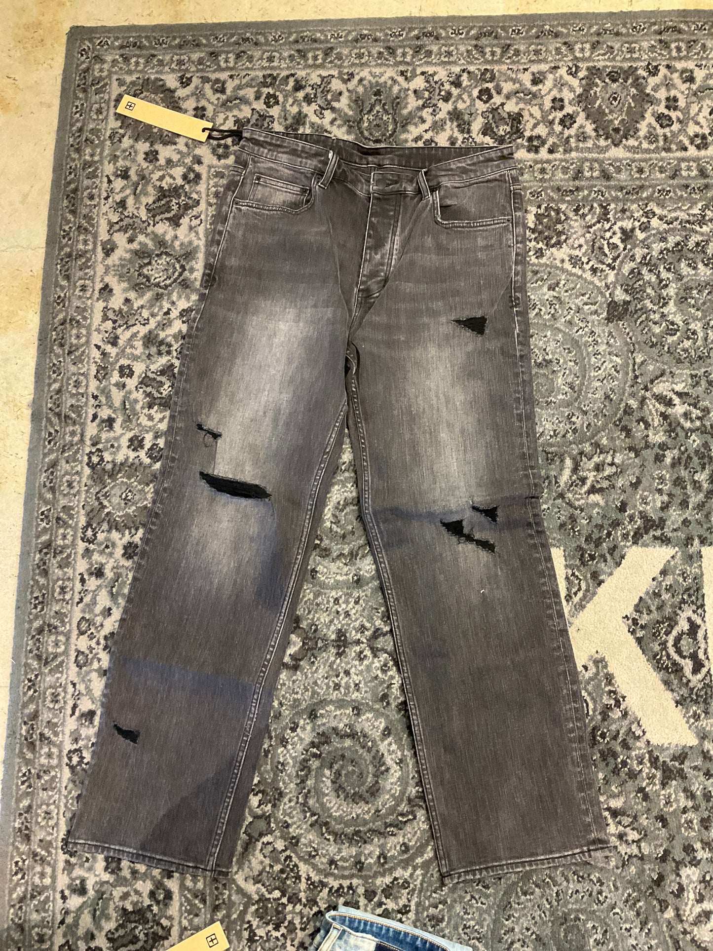 Ksubi Hazlow Blach Metal Distressed Jean