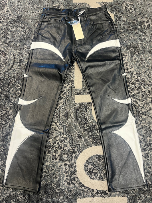 Tribal PU Pants