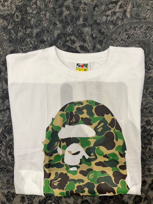 Bape Big Ape Camo Classic Tee White