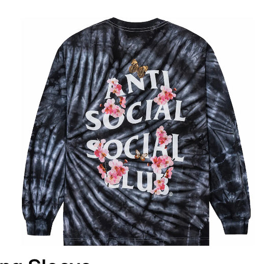 Anti Social Social Club Kkoch Wifi Tie Dye Long Sleeve