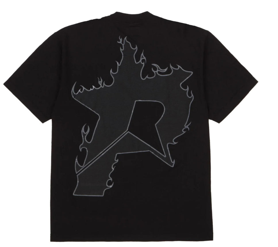 Pieces P Star Tee Black