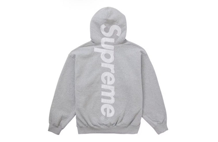 Supreme Appliqué Hooded Sweatshirt Gray