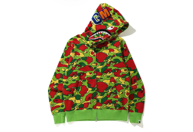 Bape Camo Shark Full Zip Hoodie