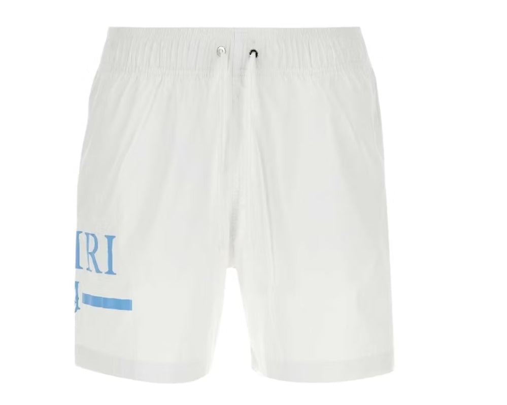 White Amiri Swim Shorts