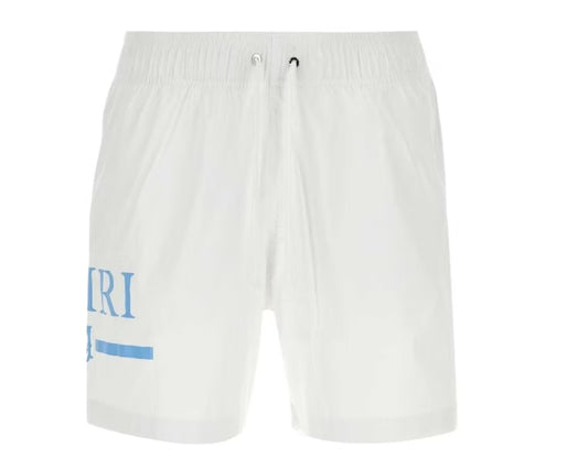 White Amiri Swim Shorts