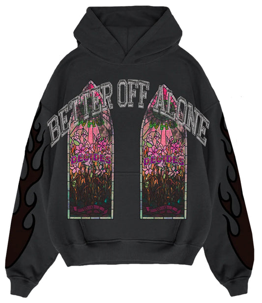 Who Decides War Better Off Alone Hoodie