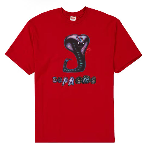 Supreme Snake Tee Red