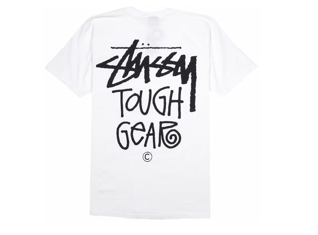 Stussy Tough Gear Tee white