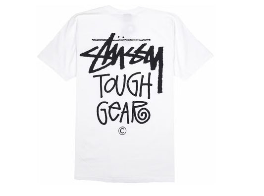 Stussy Tough Gear Tee white