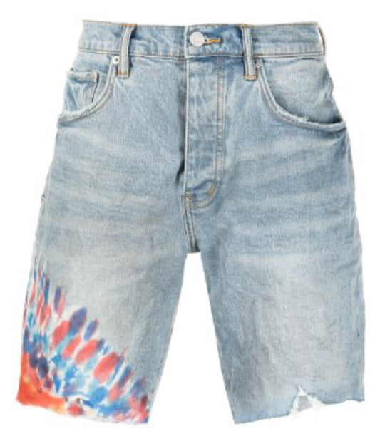 Purple Denim Jean Shorts