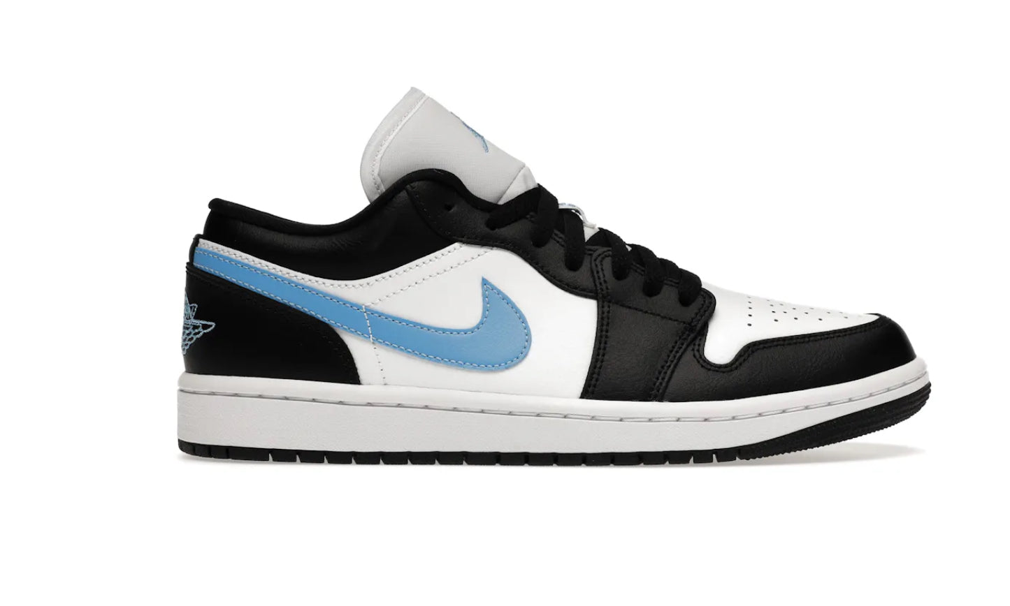 Jordan 1 Low Black University Blue White (Women's)