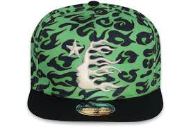 Hellstar Green Cheetah Print Hat