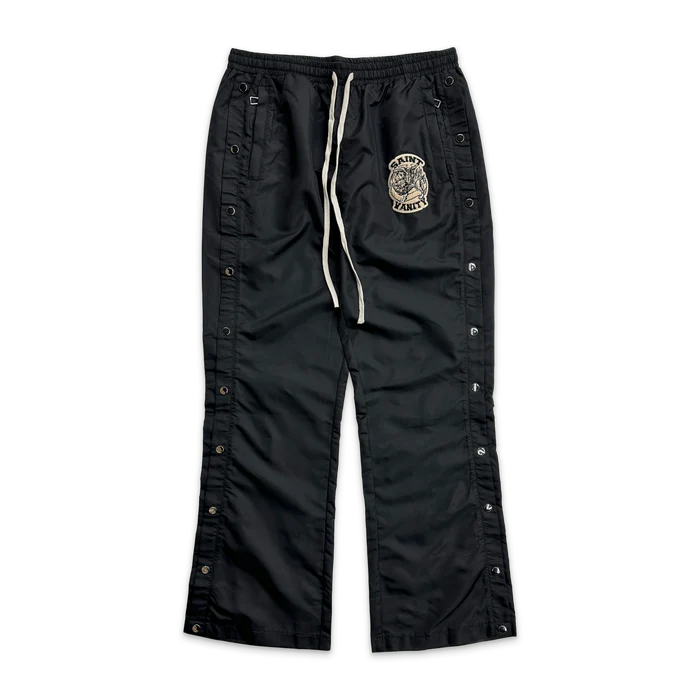 Saint Vanity Nylon Track Pants Black