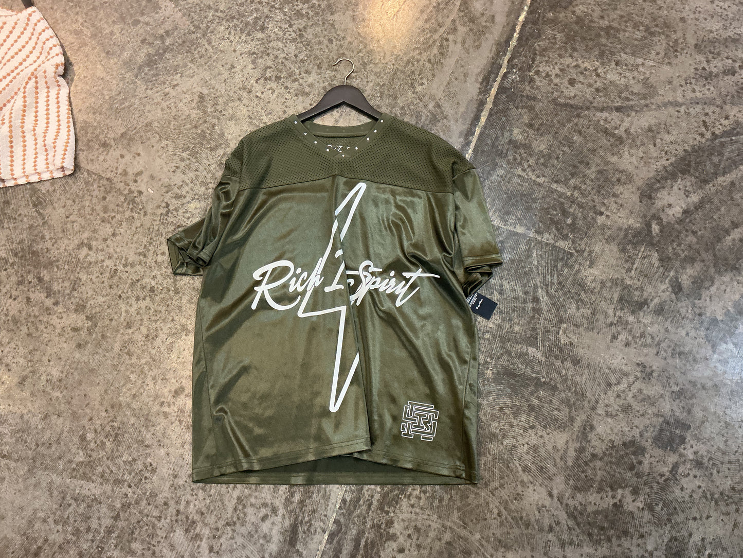 RIS Olive Jersey Top