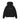 Essentials Oversized Black Hoodie Plain
