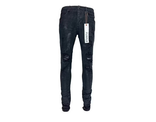 Purple Brand Black Oil Spill Jean