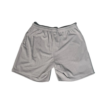 REVIVE STUDIOS MESH "OVERPRINT" MESH SHORTS GREY