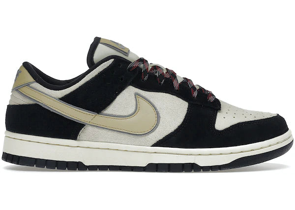 Nike Dunk Low LX Black Suede Team Gold W