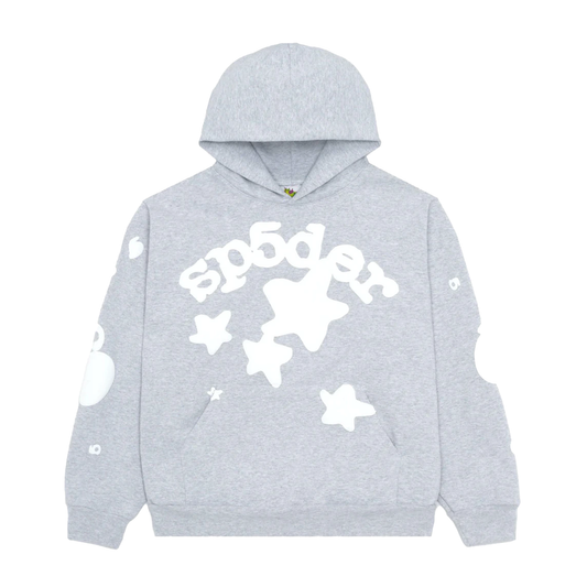 Sp5der Worldwide Sweatshirt Beluga Grey