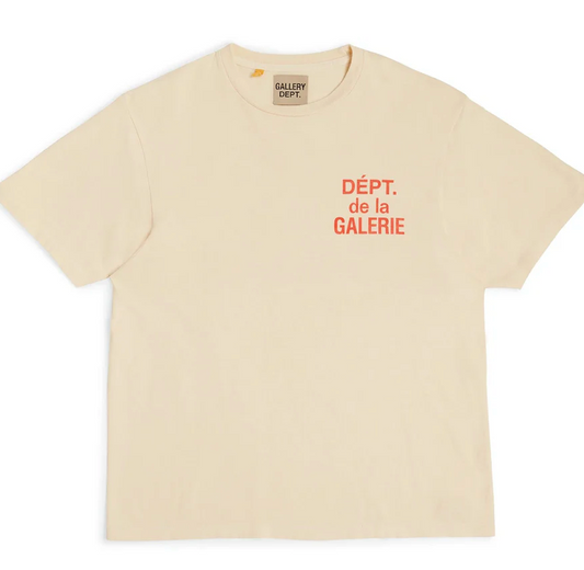Gallery Dept. T-Shirt French Logo Cream