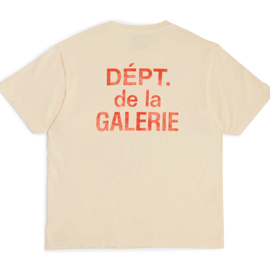 Gallery Dept. T-Shirt French Logo Cream