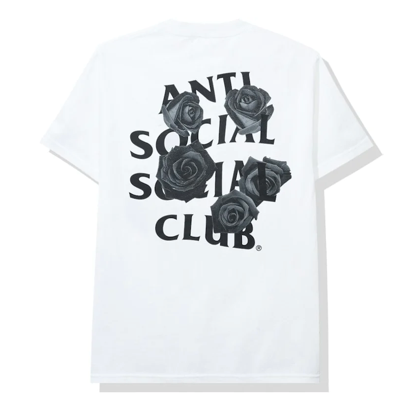 Anti Social Social Club Tee Bat Emoji White