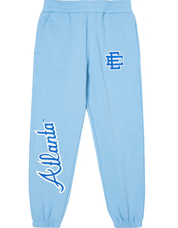 Eric Emanuel EE Atlanta Braves NE Sweats (Light Blue)