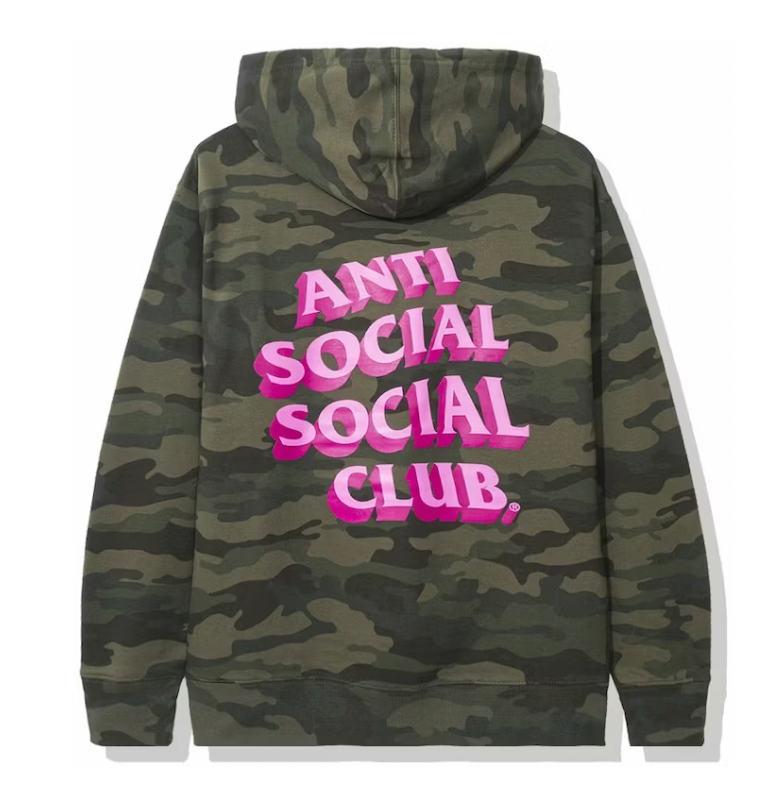 Anti Social Social Club Hoodie Popcorn Camo