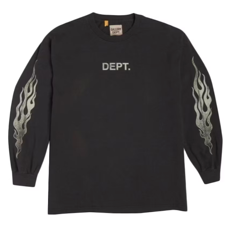 Gallery Dept. Longsleeve T-Shirt Flames