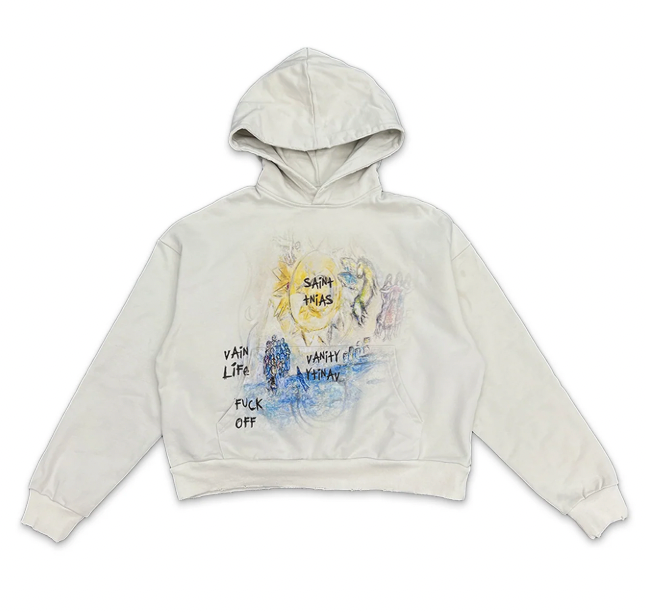 Saint Vanity Van Life Hoodie Cream