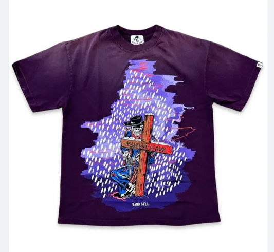 Warren Lotas Dark Hell T-Shirt Purple