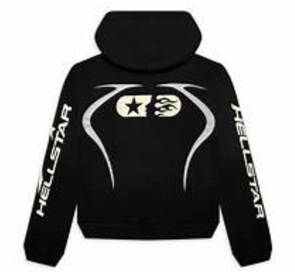 Hellstar Sports Gel Hoodie Black