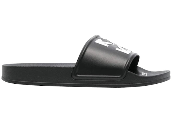 OFF-WHITE Arrow Pool Slides Black White