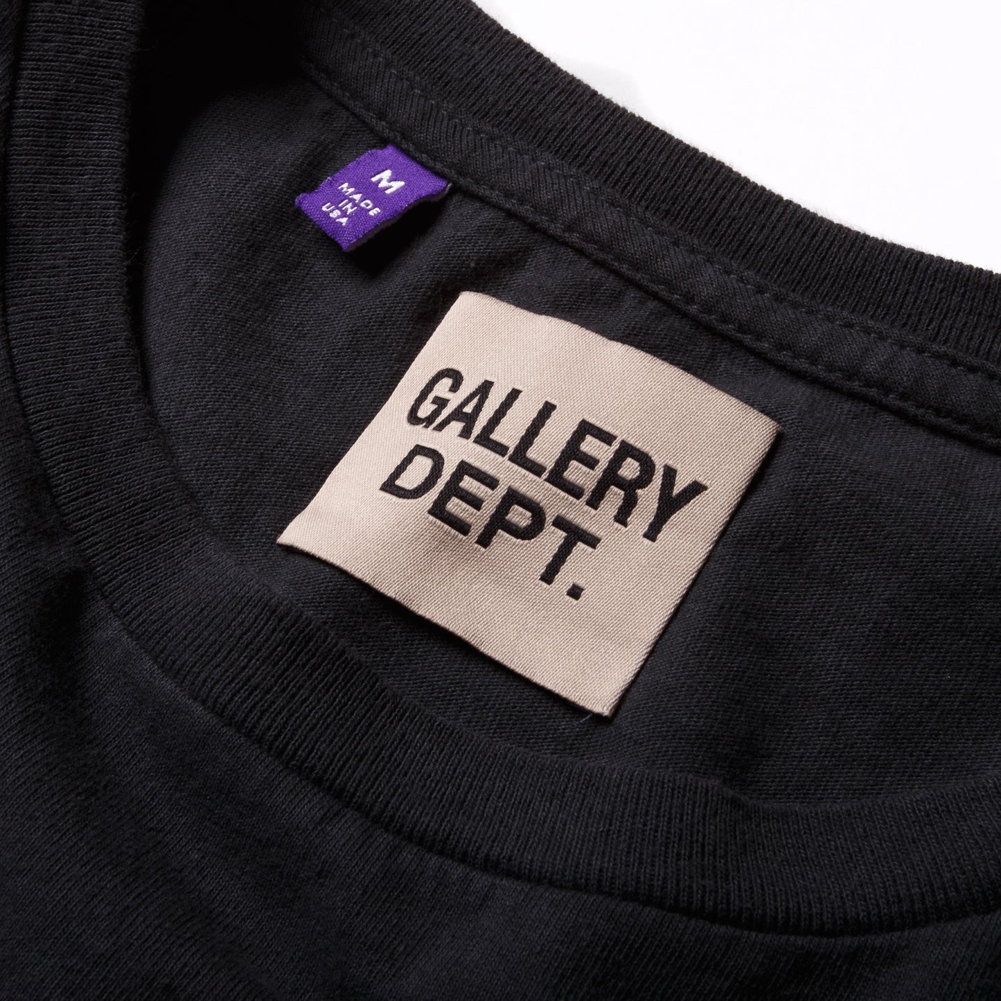 Gallery Dept. T-Shirt Distressed ATK Washed Black