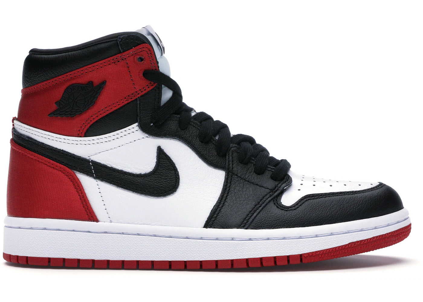Jordan 1 Retro High Satin Black Toe W