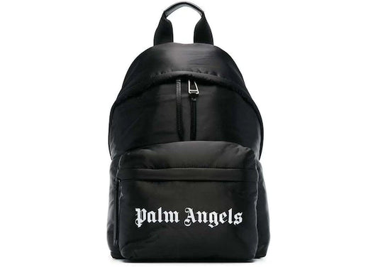 Palm Angels Men Classic Logo Backpack Black/White